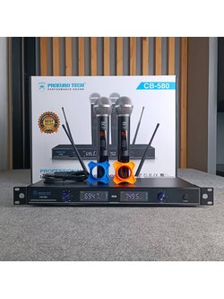PROEUROTECH CB-580 ไมค์ลอย **มือถือคู่** CB 580 CB580 ไมค์ลอยคู่ ไมค์โครโฟนไร้สาย เอไอ-ไพศาล