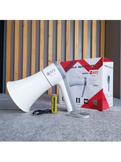NPE SR-18 โทรโข่ง อัดเสียง ชาร์จแบตได้ USB Bluetooth Megaphone SR 18 SR18 เอไอ-ไพศาล