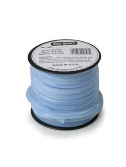 สายน้ำมันDu-bro แท้ 1 ฟุต - สีฟ้า รูใน1.5mm. วงนอก3.57mm.