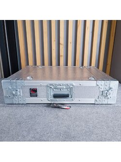 COMPACT M-2U RACK 2ฝาหน้า-หลัง ลึก19นิ้ว ผิวอลูมิเนียม แร็ค แร็คลึก19" RACK2U แร็คอลูมิเนียม เอไอ-ไพศาล