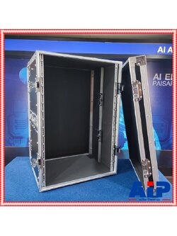 COMPACT SD-16U สีดำ RACK ลึก16นิ้ว กล่องแร็คใส่อุปกรณ์เครื่องเสียง หุ้มหนัง สีดำ แข็งแรง ทนทาน คอมแพ็ค SD 16 U SD16U เอไอ-ไพศาล