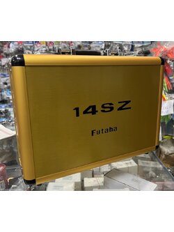 กระเป๋าวิทยุ งานอลูมิเนียม ลาย Futaba 14SZ สีทอง