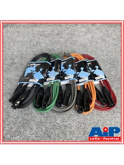 1เส้น สายสัญญาณ XLR เมีย+XLR ผู้ ยาว 2เมตร LIDGE YM-381 2M สาย XLRหัวท้าย YM 381 มี5สีให้เลือก CANNON ผู้-เมีย