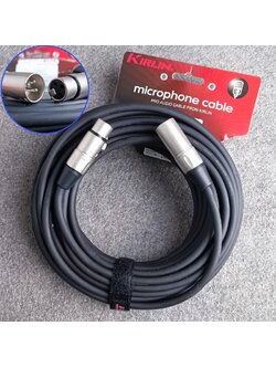 20เมตร KIRLIN XLR ผู้-เมีย MPC-280-20M สายไมค์ XLRหัวท้าย สายสัญญาณ CANNONผู้ออกเมีย สายบาลานซ์ เอไอ-ไพศาล