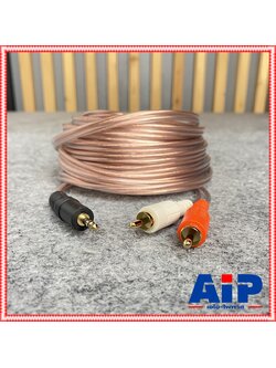 10เมตร TBE สาย TR-ST - RCA x2 สายสัญญาณ TR-STออกRCA ต่อ คอม เข้า มิกเซอร์ แอมป์ สาย สัญญาณ R223 เอไอ-ไพศาล