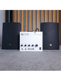 TOA SA-60D-AS SET (SA-60D 1เครื่อง+BS-1030BL 2ใบ) ชุดเครื่องช่วยสอน เครื่องเสียง ห้องเรียน ห้องประชุม เอไอ-ไพศาล