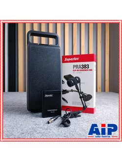 SUPERLUX PRA383DXLR ไมค์เครื่องดนตรี ไมโครโฟน เครื่องเป่า Superlux PRA-383D XLR ไมค์จ่อเครื่องดนตรี ไมค์เครื่องเป่า Clip-On Microphone PRA383D XLR เอไอ-ไพศาล