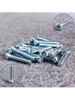 ถุง20ตัว สกรูJP 4X20 น็อต สกรู น็อตเกลียวละเอียด น็อตเกลียวละเอียดหัวกลม สกรูเกลียวละเอียด น็อตJP4X20 เอไอ-ไพศาล