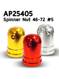 Spinner Nut .46 #5 (มีสี เงิน แดง ทอง) ใช้กับ OS 20,26s,30s,40,40s,46,48s,52s,56Alpha,62v,70u,72Alpha