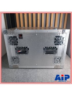 COMPACT B-10U 2ฝาหน้า-หลัง ลึก21" ผิวอลูมิเนียม แร็ค กล่องใส่เครื่องเสียง แร็คลึก21นิ้ว RACK10U เอไอ-ไพศาล