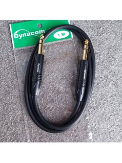 1เมตร DYNACOM J021 สาย PHONE สเตอริโอ TRS หัวท้าย P.MIC ST 6.35mm. สายแจ็คไมค์สเตอริโอ สายสัญญาณสำเร็จรูป เอไอ-ไพศาล