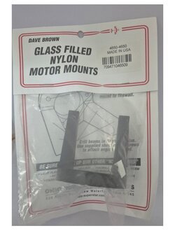 แท่นเครื่อง สีดำ 46 Dave Brown 4650-4650 Glass Filled Nylon Motor Mount (NIB)