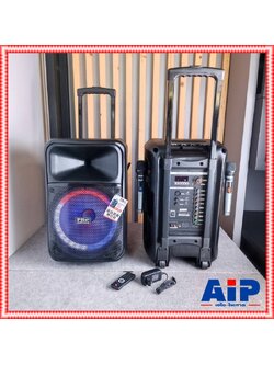 1ใบ PROPLUS UK-12 ตู้ล้อลาก12นิ้ว ไมค์ลอย2ตัว มีไฟ บลูทูธ แบตในตัว ตู้ลำโพงเอนกประสงค์ 12นิ้ว ลำโพงบลูทูธ 12 นิ้ว แบบล้อลากมีแบตเตอรี่ UK 12 UK12 เอไอ-ไพศาล