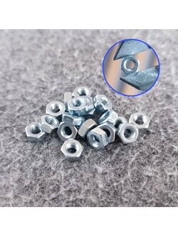 ถุง20ตัว หัวน็อตขาว M3 0.5X5.5 หัวน็อตขาวM3 หัวน็อตขาวM 3 M-3 น็อต หัวน็อตตัวเมีย น็อตตัวเมีย น็อตตัวเมียM3 เอไอ-ไพศาล
