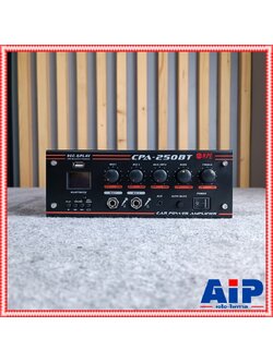 NPE CPA-250BT แอมป์ติดรถ บลูทูธ เครื่องขยายเสียงติดรถแห่ 250 วัตต์ แอมป์ติดรถโฆษณา CPA 250 BT CPA250BT เอไอ-ไพศาล