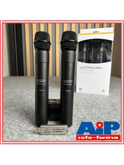 BEHRINGER ULM-202 USB ไมค์ลอย2ตัว ตัวส่งสัญญาณเป็นแบบ USB ใช้ถ่านขนาด AA x 2 ก้อน ULM 202 ULM202 +++