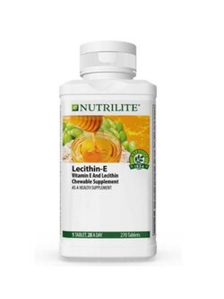 Lecithin-E เป็นแหล่งพลังงานผู้ที่มีความเครียด ส่วนหนึ่งของผนังเซลล์ (270 tab) กระปุกใหญ่ ฟื้นฟูชะลอการเสื่อม