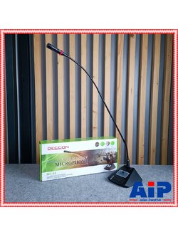 DECCON MC-88 ไมค์ตั้งโต๊ะมีไฟ ก้านยาว77CM ไมค์ประชุม,ไมค์ประกาศ ก้านยาว ไมโครโฟนคอนเดนเซอร์ MC 88 MC88 เอไอ-ไพศาล
