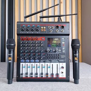 TADA SPIRIT-4 POWERMIXER พร้อม ไมค์ลอย2ตัว 350 watt EFX USB บลูทูส ธาดา มิกเซอร์อนาล็อก SPIRIT4 SPIRIT4 เอไอ-ไพศาล