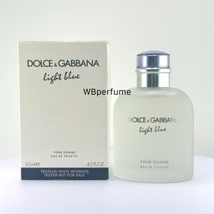 น้ำหอมแท้100% DOLCE & GABBANA Light Blue Pour Homme Edt 125ml TESTER