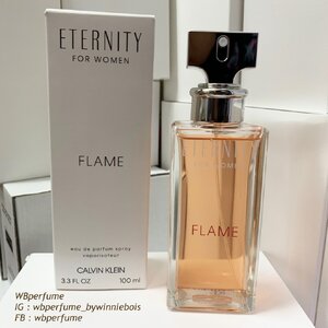 น้ำหอมแท้100% CK Eternity Flame For Women Eau De Parfum ขนาด 100 มล. TESTER