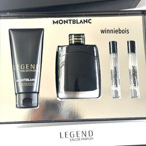 ชุดน้ำหอม Montblanc legend edp 100ml , shower gel 100ml , 7.5ml 2 ขวด