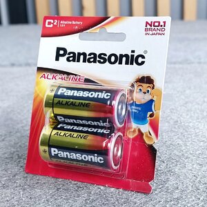 1แพ็คมี2ก้อน PANASONIC LR14T/2B ถ่านอัลคาไลท์ size C ALKALINE BATTERY 1.5V ถ่านก้อนใหญ่ LR-14T เอไอ-ไพศาล