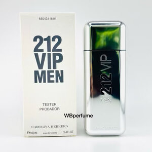 น้ำหอมแท้100% Carolina Herrera 212 VIP Men EDT 100 ml. TESTER