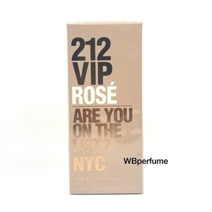 น้ำหอมแท้100% CAROLINA HERRERA 212 VIP Rose EDP 80ml.
