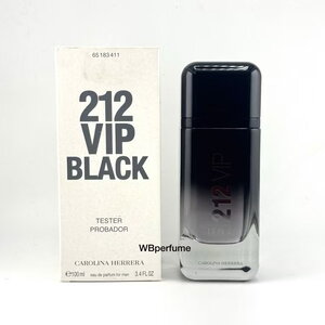 น้ำหอม แท้100% Carolina Herrera 212 VIP Black for Men EDP 100ml Tester