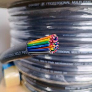 ลดล้างสต็อค ขด20เมตร สายมัลติคอร์TSL 32คอร์ สายคอร์ สายสัญญาณเสียง Multicore Cable 32Core TSL Cable เอไอ-ไพศาล