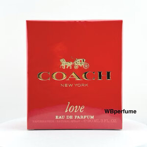 น้ำหอม Coach Love Eau De Parfum 90 ml กล่องซีล