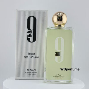 น้ำหอม Afnan 9am women edp 100ml กล่องเทสเตอร์ โคลน MFK aqua vitae forte