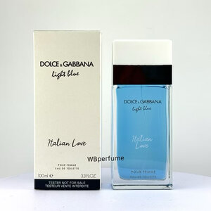 น้ำหอม Dolce & Gabbana Light blue Italian Love Pour Femme EDT 100 ml เทสเตอร์