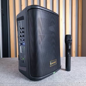 SOUNDBEST WP-8 ลำโพง 8นิ้ว พร้อม ไมค์ลอย 1ตัว ลำโพงพกพา 8 นิ้ว แอมป์ในตัว 500 วัตต์ SOUND BEST WP8 WP8 เอไอ-ไพศาล