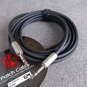 6เมตร Kirlin AP-209PR สายไมค์สเตอร์ 6.35mm TRS หัวท้าย สาย PHONE สเตอริโอ สายแจ็คไมค์สเตอริโอ สายสัญญาณสำเร็จรูป เอไอ-ไพศาล