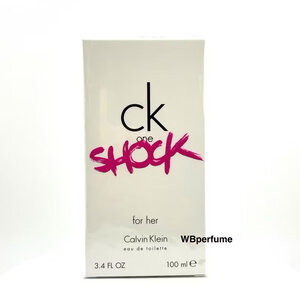 น้ำหอม Ck one shock for her EDT 100 ml. พร้อมกล่อง ของแท้ 100%