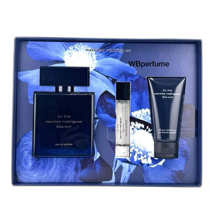ชุดน้ำหอม Narciso Rodriguez For Him Bleu Noir EDP 3in1 น้ำหอม 100มล พกพา 10มล shower gel 50ml