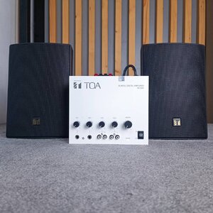 TOA SA-60D-AS SET (SA-60D 1เครื่อง+BS-1030BL 2ใบ) ชุดเครื่องช่วยสอน เครื่องเสียง ห้องเรียน ห้องประชุม เอไอ-ไพศาล