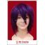 วิกผมสั้น ทรงผู้ชาย ซอยสไลซ์ สีม่วงเข้ม Dark Purple Cosplay Wig