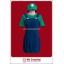 ชุดเดรสลุยจิพร้อมหมวกสีเขียว จากเกมมาริโอ้ (Luigi Cosplay Costume)