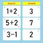 การ์ดตัวเลข บวกลบเลข 1-20 จำนวน 270ใบ