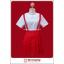 ชุดนักเรียนอนุบาลจิบิมารุโกะจัง สีขาวแดงหมวกเหลือง (Chibi Maruko chan Cosplay Costume)
