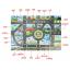 ชุดป้ายเครื่องหมายจราจร แผ่นผังเมือง (สองภาษา)