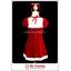 ชุดซานต้าสวีทโลลิต้า สีแดง Red Santa Sweet Lolita Christmas Costume