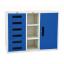 ตู้เก็บเอกสารเหล็ก 1 บาน 6 ลิ้นชัก ยี่ห้อ Elegant (ขนาด 4 ฟุต) รุ่น SD4F6D