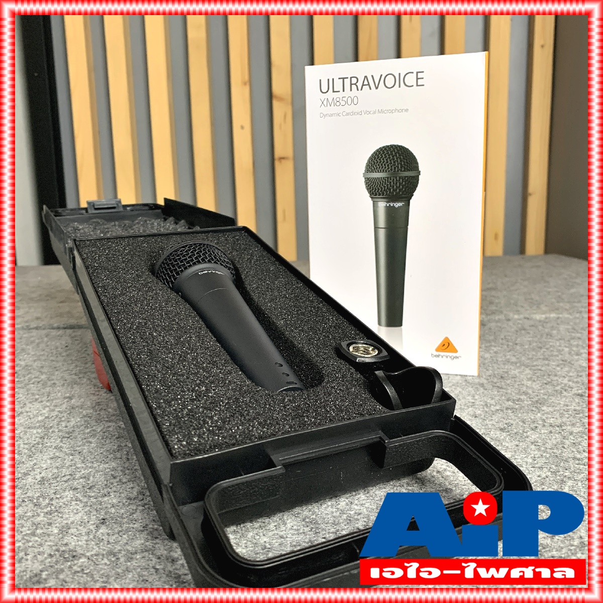 ไม่แถมสาย BEHRINGER XM-8500 ไมค์โครโฟน แบบสาย ไมค์ร้องเพลง XM 8500 ไมค์ สาย XM8500 คาราโอเกะ ร้องเพลง เอไอ-ไพศาล +++