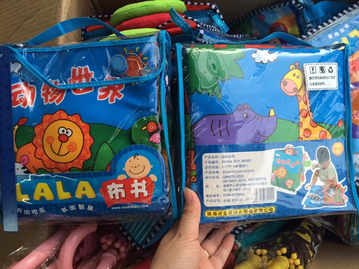 CH507 ของเล่นผ้าหนังสือผ้า LALA ของเล่นเสริมพัฒนาการ