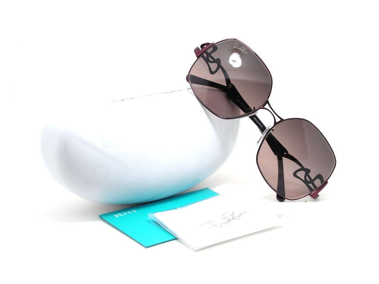 หมดแล้วค่ะ+++แว่นกันแดด Emilio Pucci !!!ไฮโซมากมายค่ะแบรนด์นี้ ของแท้100%และถูกสุดๆ ส่งตรงจากUS.ค่ะ