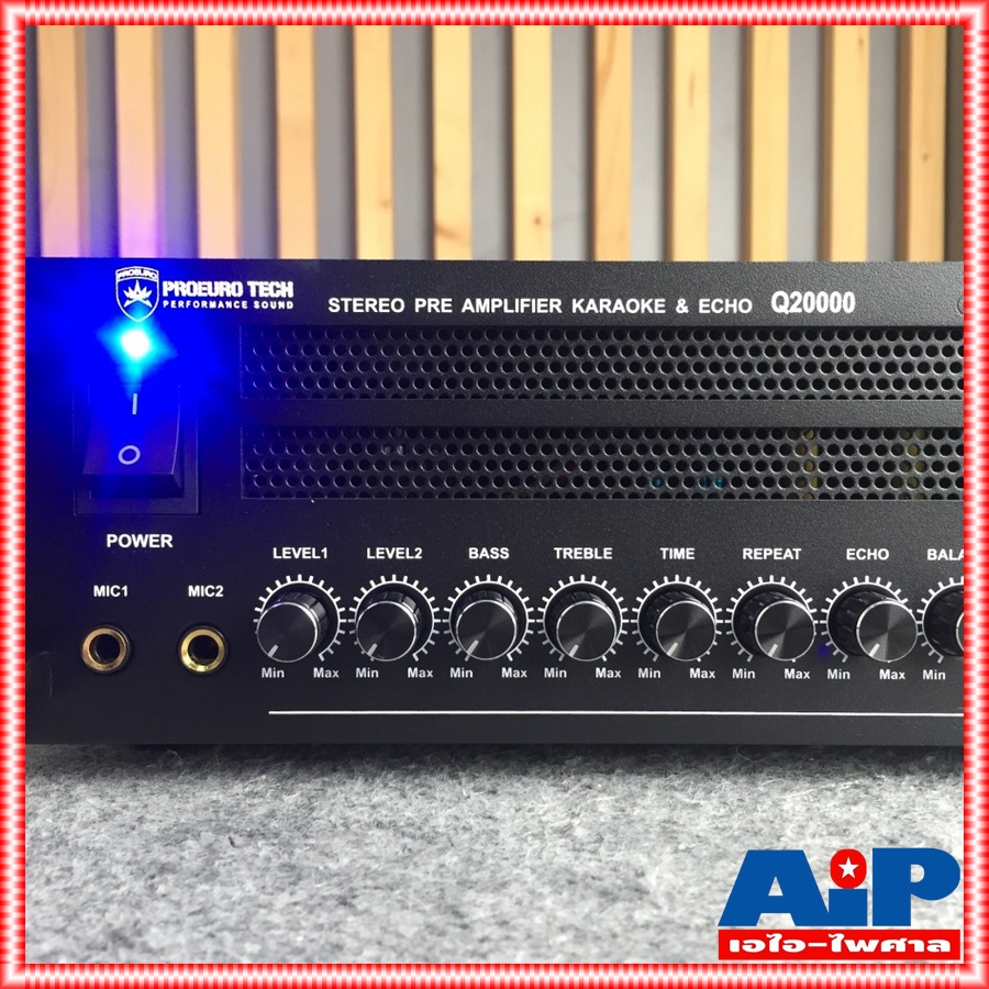 PROEUROTECH Q-20000 แอมป์คาราโอเกะ รองรับกำลังขับ 400W x2 at 8 ohms เสียบ USB เล่นไฟล์ MP3 ได้ Q 20000 Q20000 เอไอ-ไพศาล